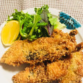 okura_k's cooksnap of when they made 簡単！衣がしっかりのあじのフライ.