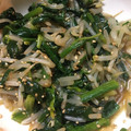 クック25217E☆'s cooksnap of when they made レンジで簡単☆もやしとほうれん草の箸休め.