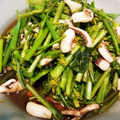 heianbizin's cooksnap of when they made ＊菜の花といかのささっと煮＊.