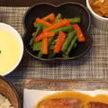 あいちー☻'s cooksnap of when they made いんげんとにんじんのごま和え.
