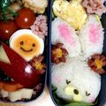 もちもちるんるん's cooksnap of when they made スヤスヤ*いねむりうさぎちゃん＊キャラ弁.