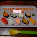 toco*'s cooksnap of when they made 簡単！誕生日に離乳食お寿司.