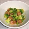 けんた21's cooksnap of when they made 混ぜるだけ！アボカドとサーモンのタルタル.