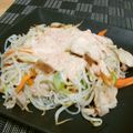 もりはん's cooksnap of when they made 居酒屋さんの糸コンと野菜の明太マヨソース.