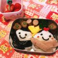たじ満塁's cooksnap of when they made ☆キャラ弁☆ひな祭り弁当.