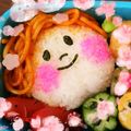 ポコポニョ's cooksnap of when they made 顔弁の作り方〜焼きそば編〜.