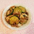 Richland☆Y's cooksnap of when they made ズッキーニとエリンギのそぼろ炒め☆丼にも.