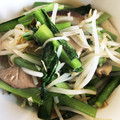 izumin511's cooksnap of when they made 簡単5分！小松菜ともやしのシャンタン炒め.
