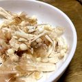 いちごまる｡'s cooksnap of when they made レンジで30秒♪えのきの梅おかか和え.
