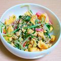 すずなまり's cooksnap of when they made ダイエットに◎水菜とカニ玉の和風ナムル.