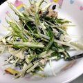 ひろみ。's cooksnap of when they made デリ風♪水菜とれんこんのごまダレサラダ.