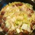 yukiizu's cooksnap of when they made 白菜と豚挽肉の団子鍋.