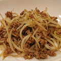 yukiizu's cooksnap of when they made ご飯が進むシリーズもやしの挽肉炒め.