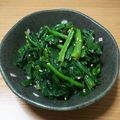 みじゅーくもーの's cooksnap of when they made 簡単ナムルほうれん草つくおき、弁当おかず.
