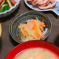 えっかぶ〜's cooksnap of when they made もやしと人参の簡単ナムル.