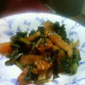 ひろろぼん's cooksnap of when they made 和風★大根と春菊のケチャップソース炒め.