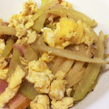 卵せんべい's cooksnap of when they made 簡単美味しい！大根の皮と卵の炒め物。.