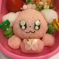 nappi6295's cooksnap of when they made キャラ弁☆プリキュア☆ペコリンのお弁当.