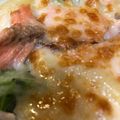 Marta's cooksnap of when they made 生秋鮭とチンゲン菜のマカロニグラタン.
