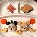 えりか23's cooksnap of when they made 動物さんのクリスマス キャラ弁 おにぎり.