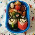 ゆるじゅ0314's cooksnap of when they made 簡単キャラ弁♪ひな祭り♪お雛様＆お内裏様.