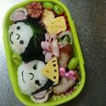 shizuとreo's cooksnap of when they made 幼稚園 キャラ弁♡ひなまつり おにぎり.