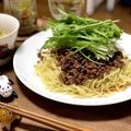 moe_2525_'s cooksnap of when they made 鶏挽き肉と水菜のアレンジ焼きそば.