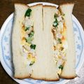 こげ岡's cooksnap of when they made 卵のサンドイッチ★きゅうりと竹輪も.