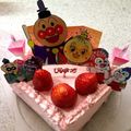 ゆゆあき's cooksnap of when they made ロールケーキ★アンパンマンひな祭りケーキ.