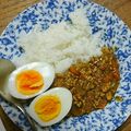 にゃにゃP's cooksnap of when they made 時短！簡単！キーマカレー.
