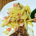 にゃにゃP's cooksnap of when they made じゃがいもエリンギ炒め.