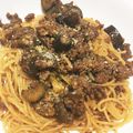 ゆーちゃん＃26's cooksnap of when they made ナスとひき肉のボロネーゼ.