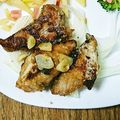 にゃにゃP's cooksnap of when they made 鰹のタタキでオリーブ油ステーキ.