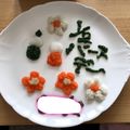 ぽんたん✨'s cooksnap of when they made 離乳食5か月～　ひなまつりプレート.