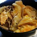 salty☆'s cooksnap of when they made キャベツと油揚げの卵とじ.