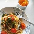 まみお✳'s cooksnap of when they made いわしの丸干しで♪イワシのトマト パスタ.