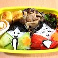 クックZP2HYD☆'s cooksnap of when they made キャラ弁！「ひな祭り弁当」おにぎりで簡単.