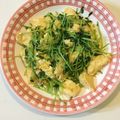 akikaka's cooksnap of when they made 豆苗と卵の炒め物.