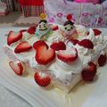 ゆーせ's cooksnap of when they made *お雛様ケーキ*.