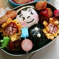 eiyoushi's cooksnap of when they made 卒園・入園・入学 キャラ弁＊制服ガール.