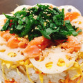 mami♪123's cooksnap of when they made スモークサーモンのちらし寿司.
