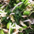 マジュマジュ's cooksnap of when they made 子供もOK！菜花ともやしのさっぱりナムル.
