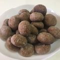 papikun's cooksnap of when they made バレンタインに♡子供チョコスノーボール❀.