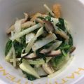 ミニまちゃ's cooksnap of when they made 栄養価が高い春菊と大根のさっぱりサラダ.