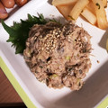 おとんてぃん's cooksnap of when they made 簡単！即席！おつまみ！鯖缶のなめろう！.