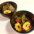 papikun's cooksnap of when they made ✿ちくわぶ入り根菜汁✿.
