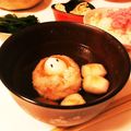 yurikuma22's cooksnap of when they made ひな祭りに。雛人形が入ったお吸い物.