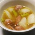 ゆでたまごの達人's cooksnap of when they made カブとソーセージのチーズスープ.