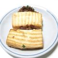 オリオバナ's cooksnap of when they made 厚揚げの肉詰めガーリック焼き.