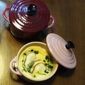 ☆莉奈ママ☆'s cooksnap of when they made 茶碗蒸し／ル・クルーゼ.